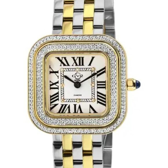 Gevril GV2 Bellagio Diamond Swiss Bracelet Watch, 30mm main image 4